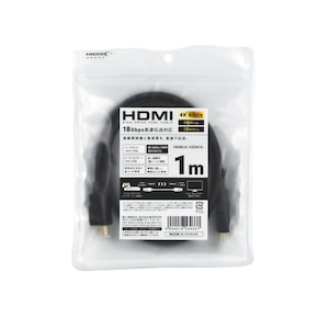 HIDISC�b�v���~�A���n�C�X�s�[�hHDMI�P�[�u���i1.0m�j�bHD-HD1M20BK
