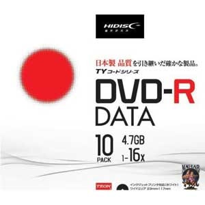 HIDISC�b�f�[�^�pDVD-R�m16�{���Ή� /4.7GB /�C���N�W�F�b�g�Ή� /�v�����^�u���i���C�h/�z���C�g�j /10���n�bTYDR47JNP10SC