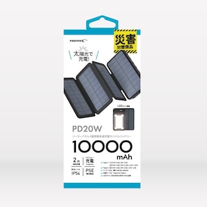 HIDISC�b�\�[���[�p�l��4�ʓ��ڋ}���[�d���o�C���o�b�e���[10000mAh PD20W�bHD4-MBTCD20WSP4L10BK