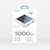 HIDISC�b�\�[���[1�ʃp�l���t�� 5000mAh ���o�C���o�b�e���[�bHD4-MBTCSP1L05WH