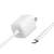 HIDISC�bType-C�P�[�u����̌^AC�[�d�� PD20W�i1.5m�P�[�u���t�j�i�z���C�g�j�bHD-AC20WC15WH