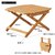 ���J�b�t�H�[���f�B���O���[�e�[�u��(��60�~���s60�~����38cm)�bNX-531