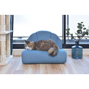 東谷｜ペット ソファ(ブルー・幅59×奥行50×高さ40cm)｜PET-65