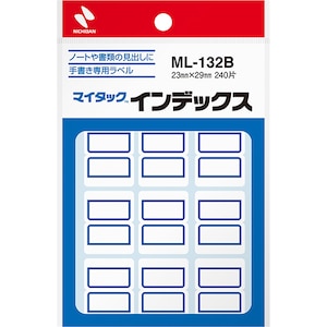 �j�`�o���b�}�C�^�b�N �C���f�b�N�X �菑���p �� 12�Ё~20�V�[�g���i240�Г��j�i�g�j�bML-132B