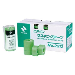 車両用マスキングテープ 幅12mm×長さ18m（グリーン）10巻