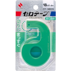 �j�`�o���b�Z���e�[�v ���� �J�b�^�[�� �q�܂������؂��^�C�v�r 18mm�~8m�i�O���[���j�bCT-18DCG