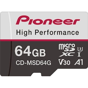 パイオニア｜高信頼性microSDカード 64GB｜CD-MSD64G