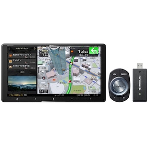 パイオニア｜9V型HD/TV/DVD/CD/Bluetooth/USB/SD/チューナーAV一体型メモリーナビゲーション ネットワークスティックセット｜AVIC-CQ912IV-DC