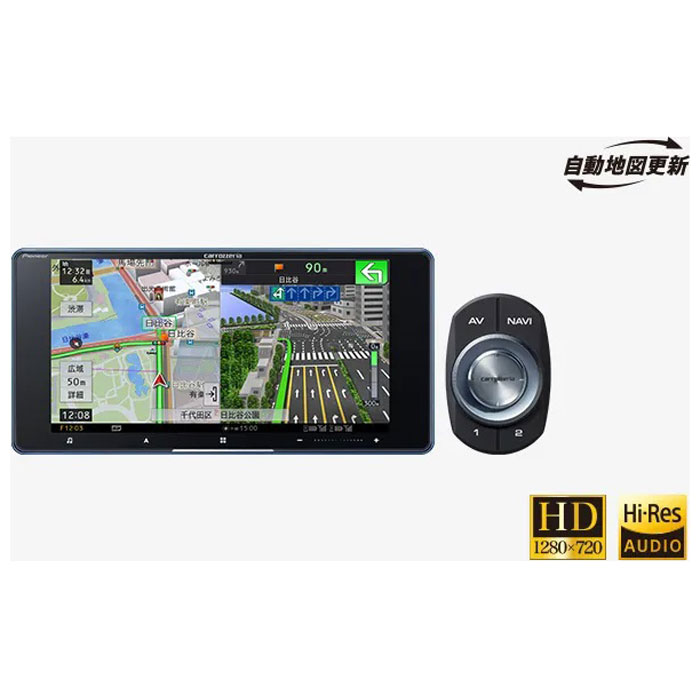 7V型HD/TV/DVD/CD/Bluetooth/USB/SD/チューナー・AV一体型メモリー