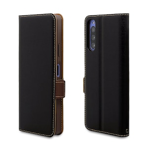 ���X�^�o�i�i�bXperia 10 IV�iSO-52C/SOG07�j�p ���^�蒠�P�[�X �T�C�h�}�O�l�b�g�i�u���b�N�~�_�[�N�u���E���j�b6959XP104BO