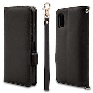 ���X�^�o�i�i�bAQUOS wish3(SH-53D/SoftBank)�p �n���h�X�g���b�v�t���蒠�^�P�[�X �J�[�h4���i�u���b�N�j�b7554AQOW3BO