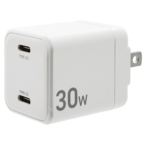 ���X�^�o�i�i�bPD30W�Ή� TYPE-C2�|�[�g AC�[�d��i�z���C�g�j�bRAC2C30W01WH