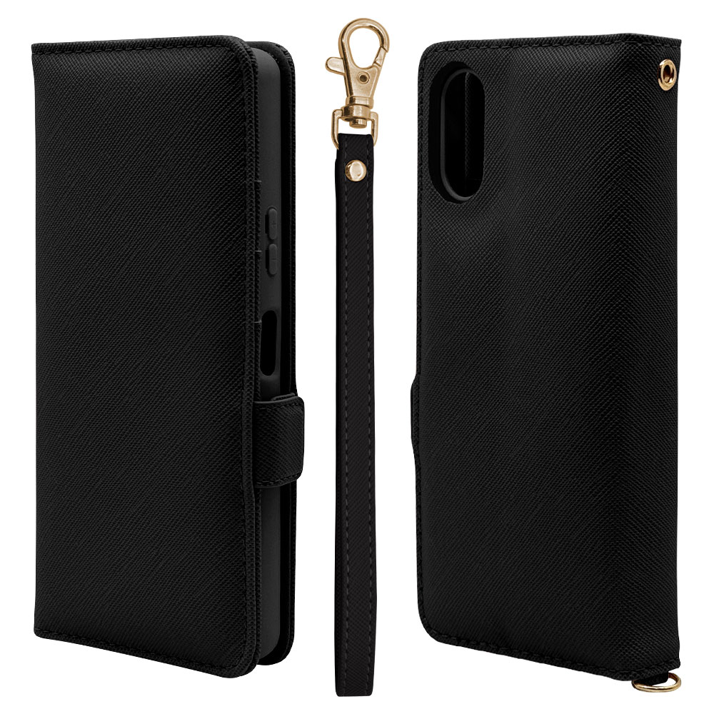 Xperia 10 VI(SO-52E/A402SO/SOG14)用 手帳型ケース+ハンド