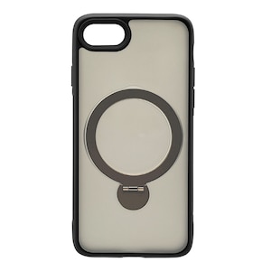 ���X�^�o�i�i�biPhone SE�i��3/2����j/8�p ZEROSAFE �n�C�u���b�h�P�[�X TPU�~PC 360����]MagSafe�����O�t���i�t���X�g�u���b�N�j�b8045IP247HPMBK