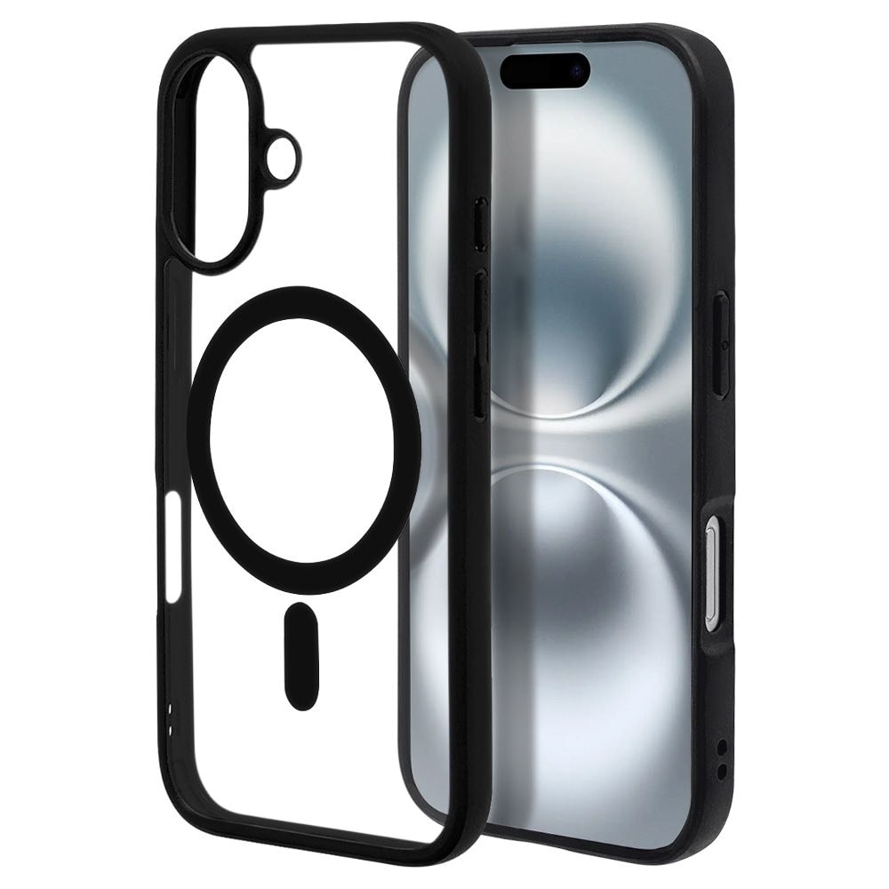 iPhone 16用 RHINOX ハイブリッドケース TPU×アクリル MagSafe