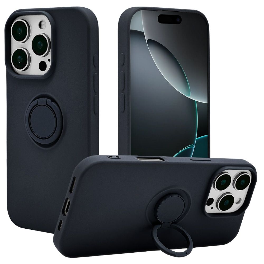 iPhone 16 Pro用 TPUリングケース（ネイビー） | ラスタバナナ