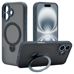 ���X�^�o�i�i�biPhone 16�p ZEROSAFE SHAFT �J�������͕ی� MagSafe�Ή� 360����]�X�^���h�P�[�X�i�t���X�g�l�C�r�[�j�b8289IP461ZSFSLNV