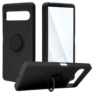 ���X�^�o�i�i�bXperia 10 VII�p TPU�����O�P�[�X�i�u���b�N�j�b9268XP107TPRBK
