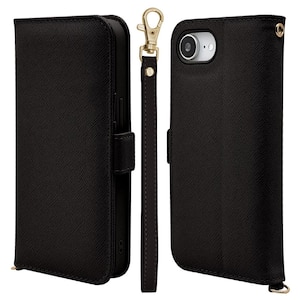 ���X�^�o�i�i�biPhone17e/16e�p �n���h�X�g���b�v�蒠�P�[�X�i�u���b�N�j�b9431IP6EBHSBK