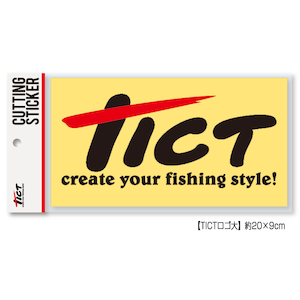 TICT�bTICT���S �J�b�e�B���O�X�e�b�J�[(��)20�~9cm(�u���b�N)�bMLB-604