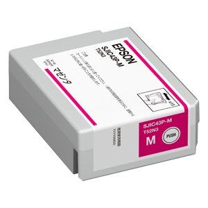 EPSON インクカートリッジ SJIC43P-M マゼンタ 5個セット 純正］ インクカートリッジ（マゼンタ） | エプソン | SJIC43P-M