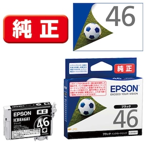 エプソン｜［純正］インクカートリッジ（ブラック）｜ICBK46A1