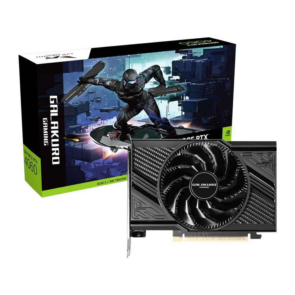 GALAKURO GAMING NVIDIA GeForce RTX 4060 搭載 / PCI Express 4.0 グラフィックボード |  Joshin webショップ 通販 | 玄人志向 | GG-RTX4060-E8GB/SF