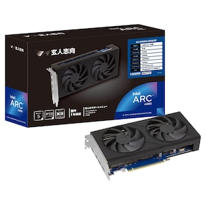 玄人志向｜玄人志向 Intel Arc 580 搭載 PCI-Express 4.0 グラフィックスボード｜ARA580D6E8GB/DF