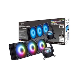 玄人志向｜簡易水冷CPUクーラー AIOWC/V2シリーズ 360mm LED有り｜KURO-AIOWC360L/V2
