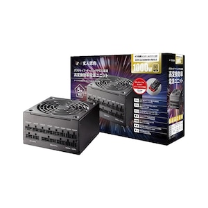 ���l�u���bATX 3.1�Ή� 80PLUS GOLD �t���b�g�P�[�u�����t���v���O�C�� ATX�d�� (1000W�E�u���b�N)�bKRPW-GA1000W/90+/REV2.0