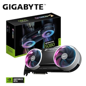 GIGABYTE�b�M�K�o�C�g�bGIGABYTE AORUS GeForce RTX 5080 INFINITY 16G �O���t�B�b�N�{�[�h�bGV-N5080AORUS IF-16GD