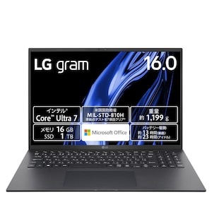 LGGNgjNXbGW[b[m[gp\R 16^IPStWQXGA(2560~1600)/1199g/Core Ultra 7 155H/ 16GB/SSD 1TB/DCI-P3 99%/F/Windows 11 Home/Office Home  Business 2021]b16Z90S-MA78J2