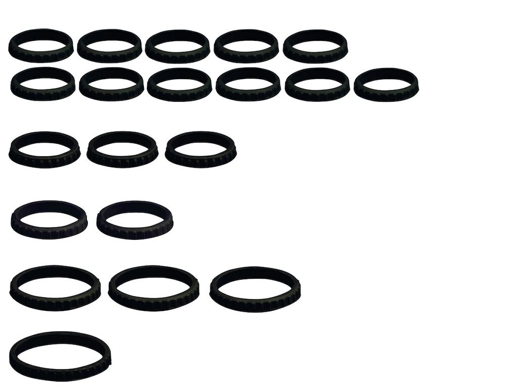 9.5sq.ソケットセット用ゴムリングセット(黒) | ネプロス | NTYR20X