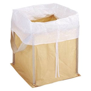 【最安値】 回収袋 自立型タイプ 450L 白カバー付 | トラスコ中山 | RJ301 業務用ごみ箱・ごみ袋