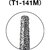 �g���X�R���R�b�_�C�������h�o�[ ��1.6�~�n��10�~��1.6 #140 T1-141M�bT1-141M