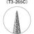 �g���X�R���R�b�_�C�������h�o�[ ��8�~�n��25.2�~��3 #100�bT3-265C