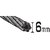 �g���X�R���R�bW�X�����O A�^�C�v 6mm�~3.0m�bGR-6S3(�׽�)
