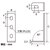�L�^�R�b���j�o�[�T���X�e�[�@L�^/90��100mm(2.3mm��)�@M6�{���g�p/4PLCS�b0900-529-10501