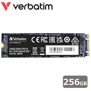 Verbatim｜バーベイタム｜【国内正規品】Verbatim 内蔵SSD Vi560 SATA 3.0 M.2 2280 256GB｜49362-J