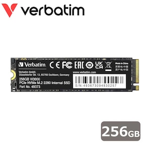 Verbatim｜バーベイタム｜【国内正規品】Verbatim 内蔵SSD Vi3000 PCIe NVMe M.2 Gen3 x4 256GB｜49373-J