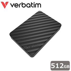 Verbatim｜バーベイタム｜【国内正規品】Verbatim 小型ポータブルSSD Metal Mini Stripe (512GB)｜32034-J