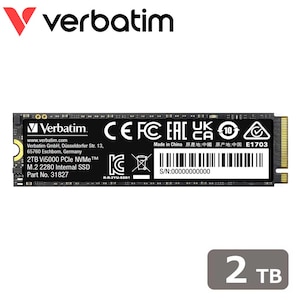 Verbatim｜バーベイタム｜【国内正規品】Verbatim 内蔵SSD Vi5000 PCIe NVMe M.2 Gen4x4 2TB｜31827-J