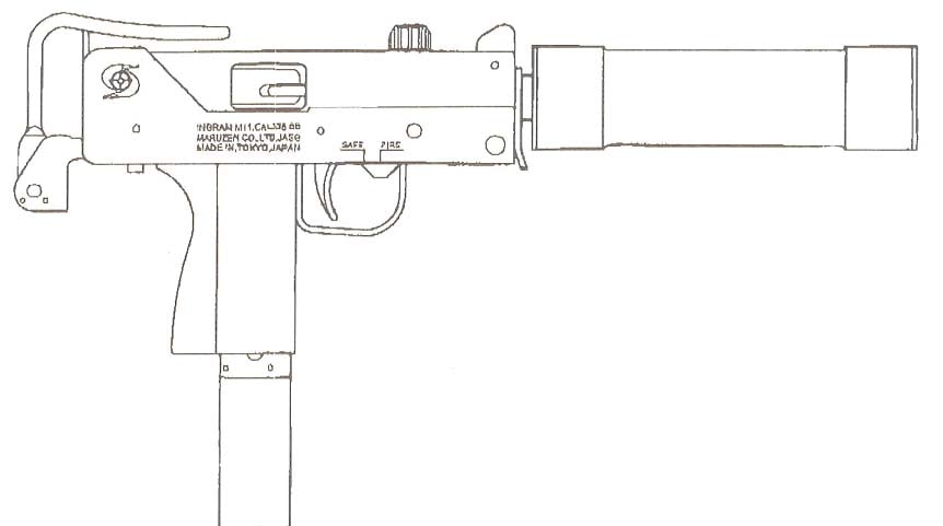 マルゼンM11 CQB サブマシンガン ブラック ケース付き Amazon | イングラム M11 エムイレブン 18歳以上ガスブロー