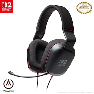 PowerA�bPowerA �L���w�b�h�Z�b�g for Nintendo Switch 2�@�u���b�N�bNSHS0581JP-01