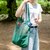 ダルトン(DULTON)｜T19-0071L/GN コットン ハーフ メッシュ バッグ L (L/グリーン)｜45-080293