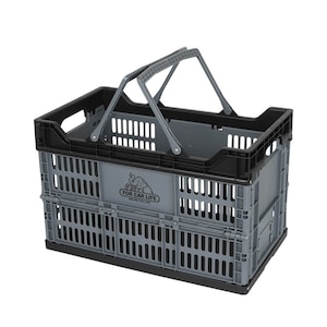 ダルトン(DULTON)｜V22-0505GY フォールディング ショッピング バスケット 30L GRAY (グレー)｜45-085533