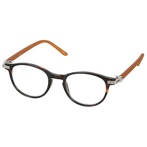 �_���g��(DULTON)�bREADING GLASSES BROWN/YELLOW 1.5