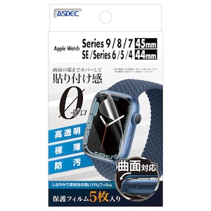 ASDEC�i�A�X�f�b�N�j�bApple Watch SE ��2���� ��1���� / 4/5/6/7/8/9 40mm��41mm�p �ȖʑΉ� TPU�ی�t�B���� ����i5������j�bTF-APW02