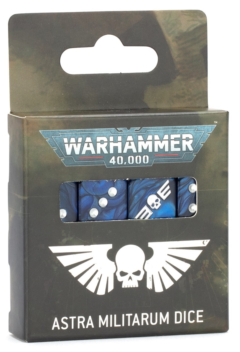 ウォーハンマー40000 アステラミリタルム ダイス WH40k】アストラ・ミリタルム・ダイス / ASTRA MILITARUM DICE