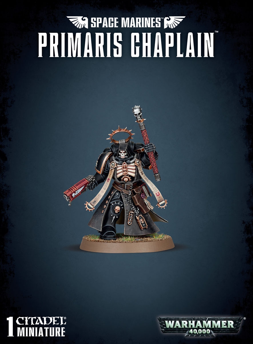 Space Marines Primaris Chaplain 48-62 40k - HobbyQuarters